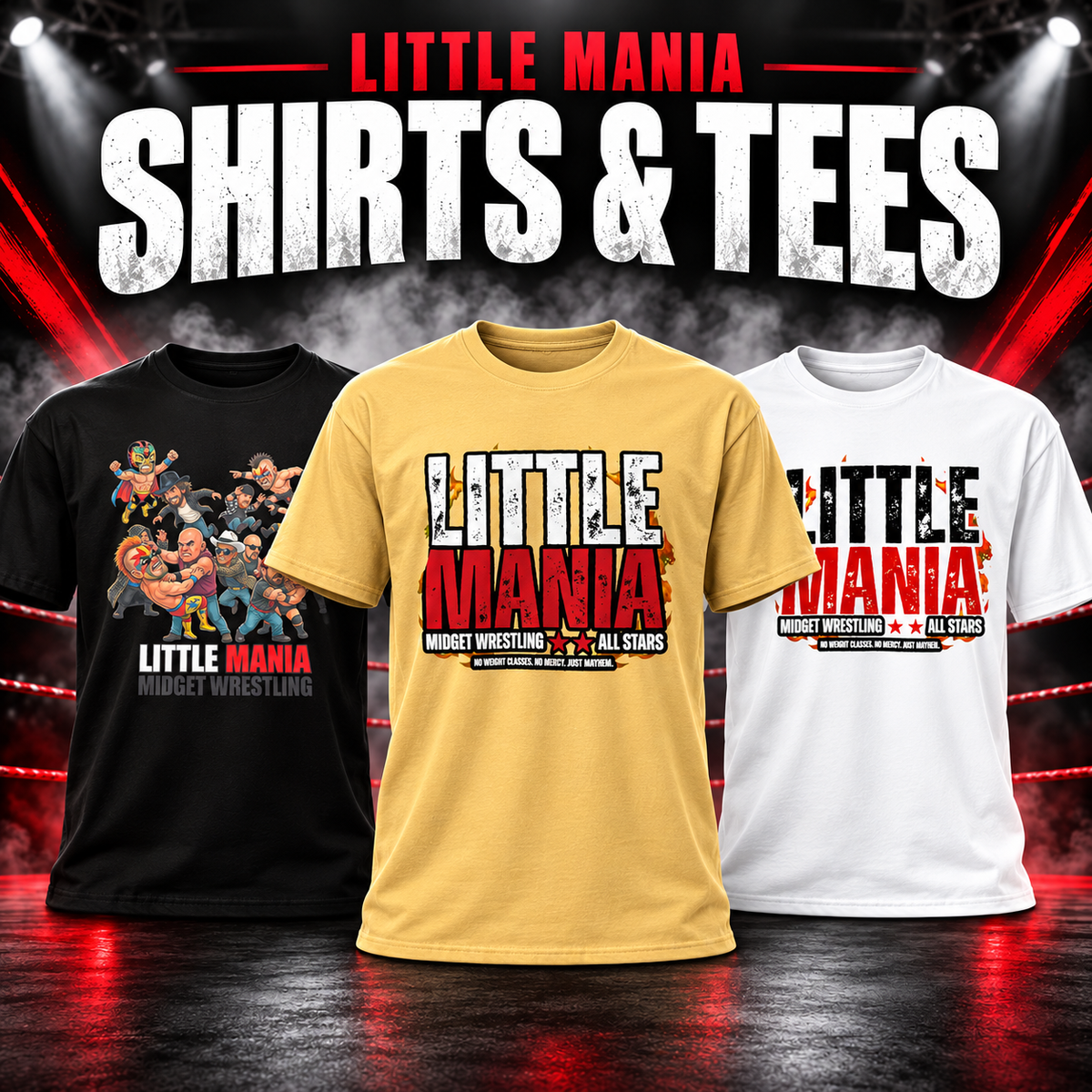 Shirts & Tees — Little Mania merchandise collection